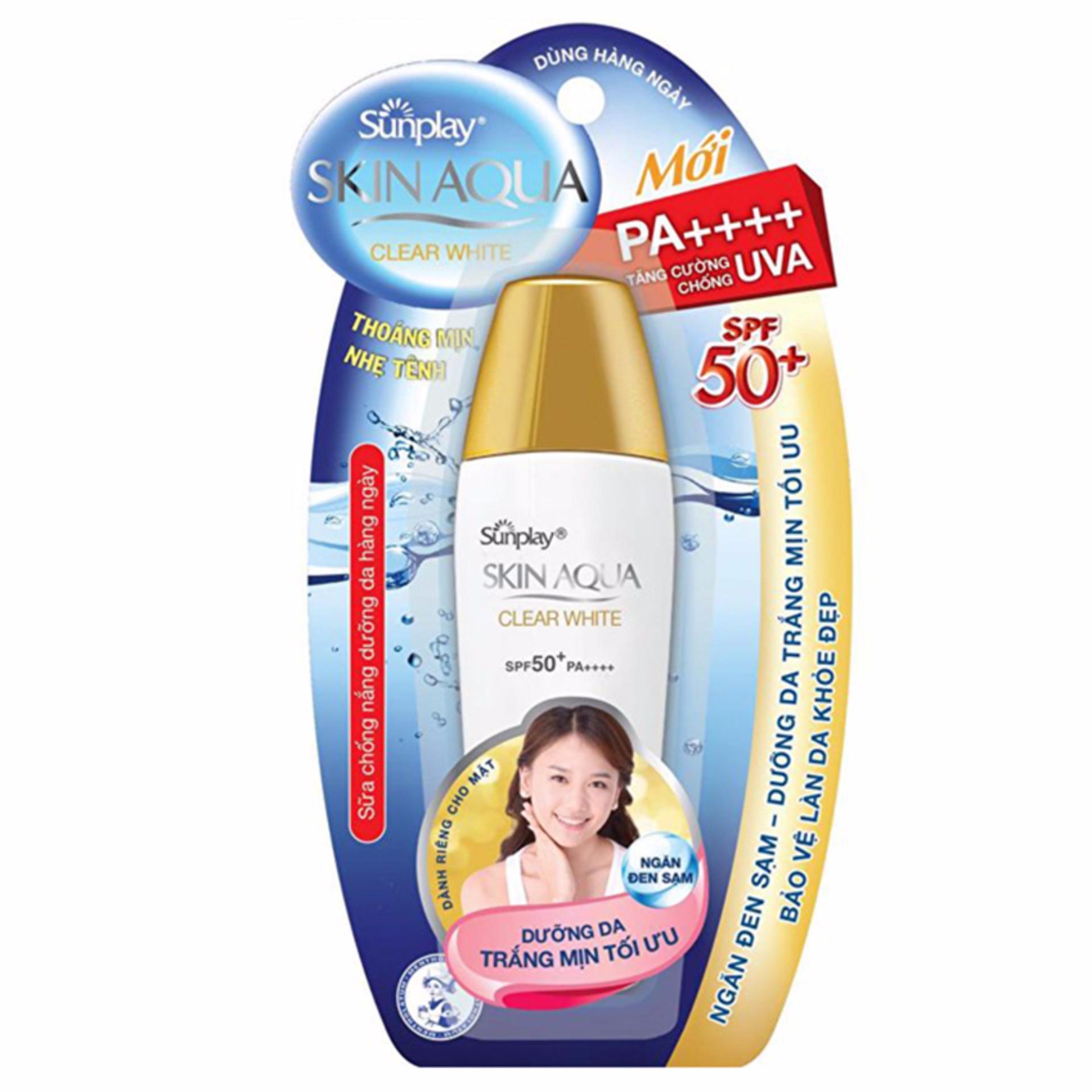 kem-chong-nang-Sunplay Skin Aqua Clear White SPF50