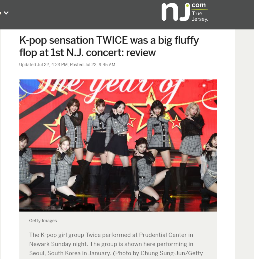 Concert của TWICE bị báo Mỹ chê “flop”, mang tiếng kém tài