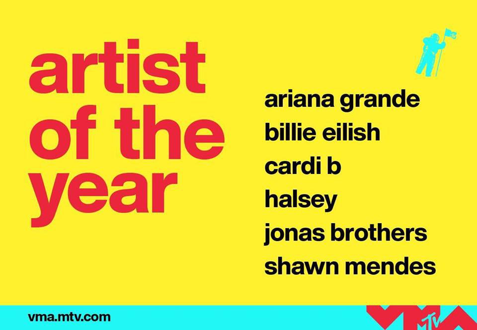 Đề cử MTV VMAs 2019