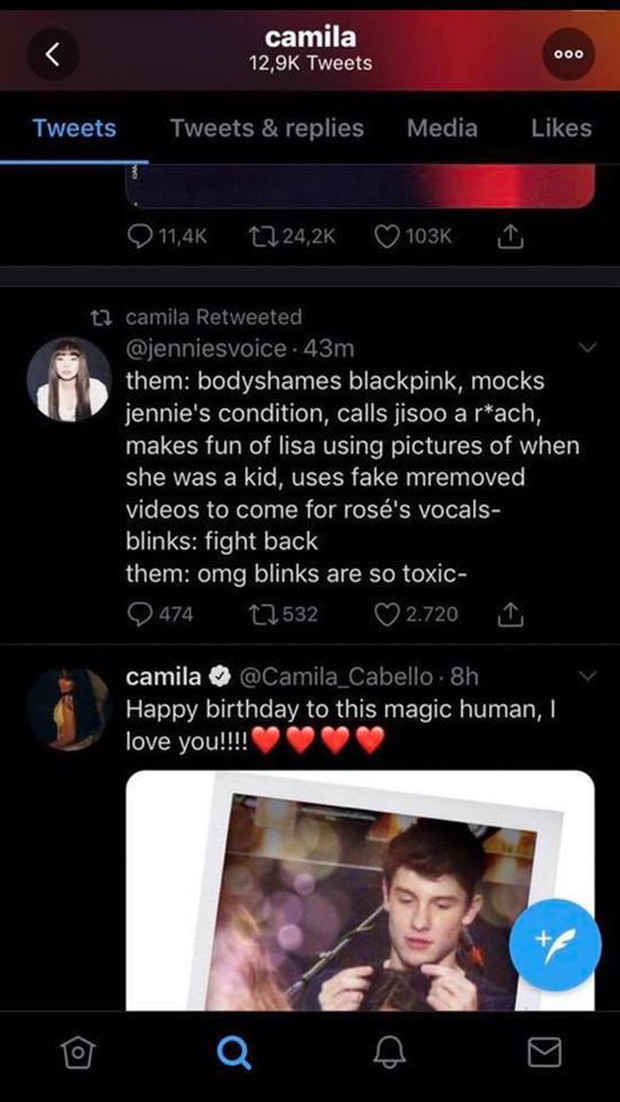 Fan BTS và BLACKPINK khẩu chiến kịch liệt trên MXH, Camila Cabello về phe hắc hường 