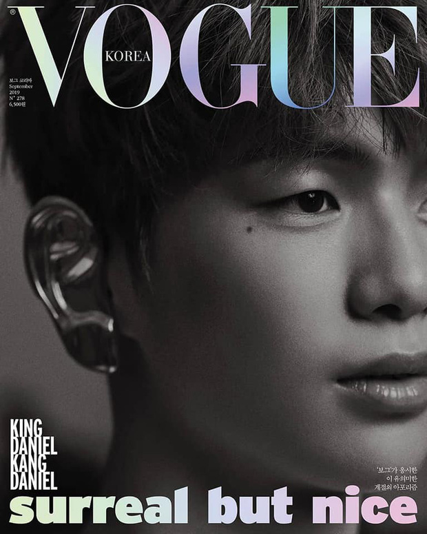 Kang Daniel lên bìa kinh thánh thời trang Vogue số Kim cửu, vượt cả đẳng cấp G-Dragon