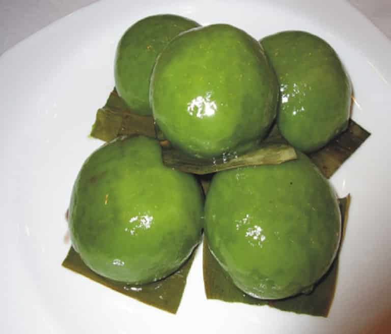 Bánh nếp xanh - món ăn Tô Châu