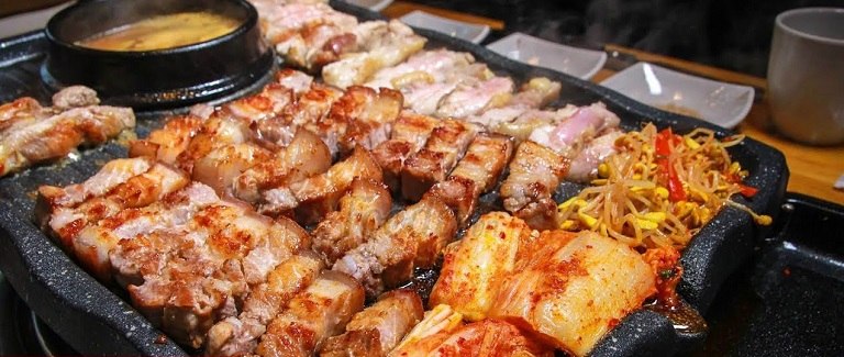 Thịt ba chỉ nướng Hàn Quốc 