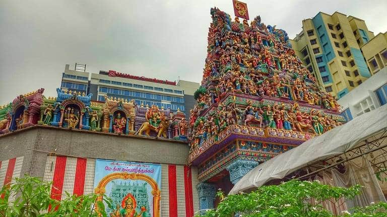  đền Sri Veeramekaliamman -Địa điểm du lịch Singapore