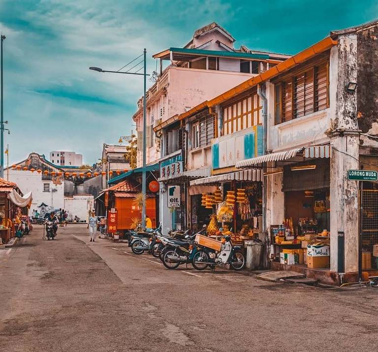 Khu George Town - du lịch Penang