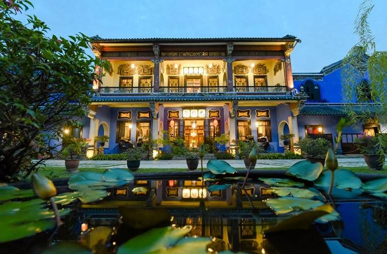 Tòa lâu đài The Blue Mansion - du lịch Penang