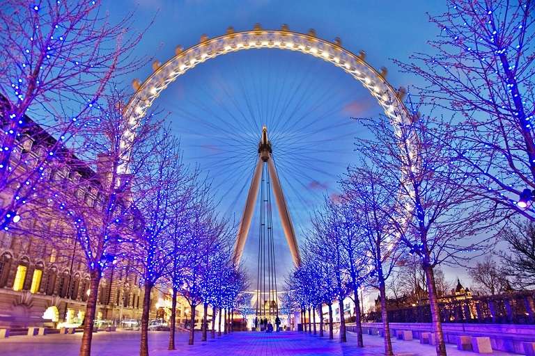 Du lịch Châu  u nên đi đâu - Vòng xoay London Eye, Anh 
