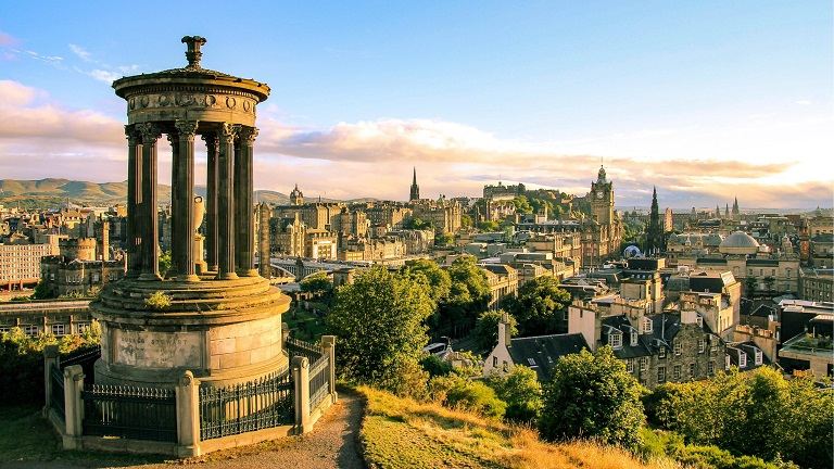 Du lịch Châu  u nên đi đâu - Thủ đô Edinburgh, Scotland 